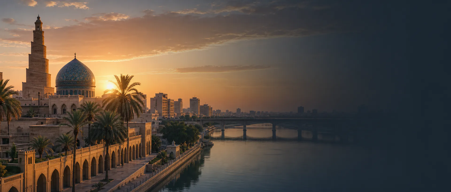 Baghdad at sunset, host city for the ArLAR Congress